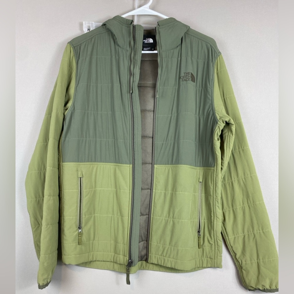 The North Face Green Hooded Full Zip Jacket Size Small Outdoor Hiking